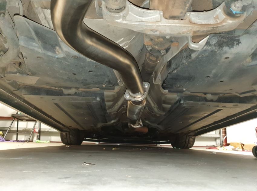 exhaust underside on car.JPG